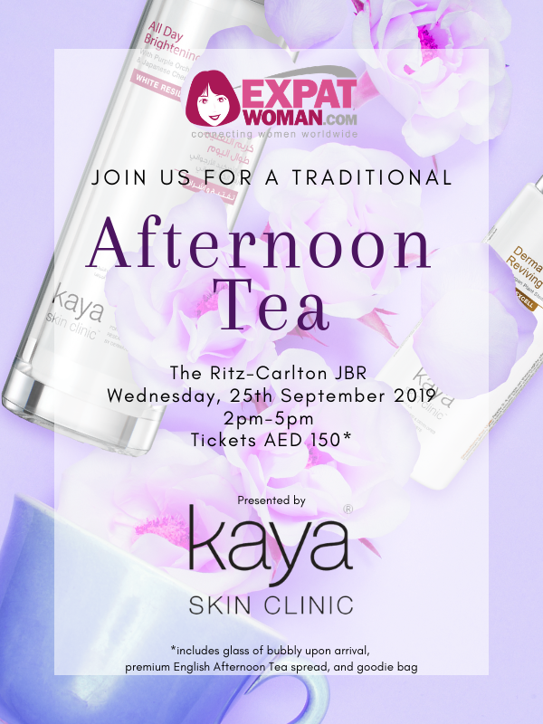 Afternoon tea with Kaya Skin Clinic Afternoon tea with Kaya Skin Clinic